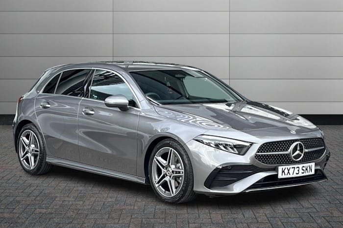 Compare Mercedes-Benz A Class 1.3 A180h Mhev Amg Line Premium Hatchback Pe KX73SKN Grey