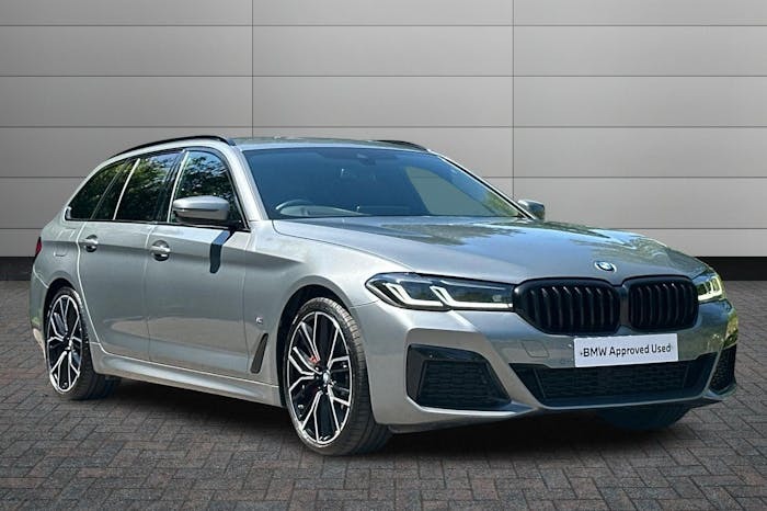 Compare BMW 5 Series 2.0 520D Mht M Sport Touring Hybrid Ste YJ23MFM Grey