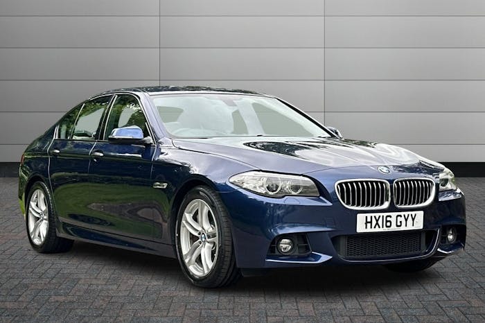 BMW 5 Series 3.0 535D M Sport Saloon 313 Ps Blue #1