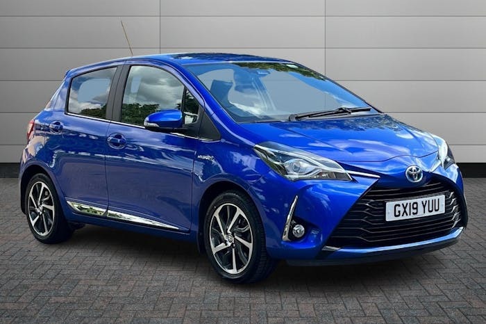 Compare Toyota Yaris 1.5 Vvt H Excel Hatchback Hybrid E Cvt GX19YUU Blue