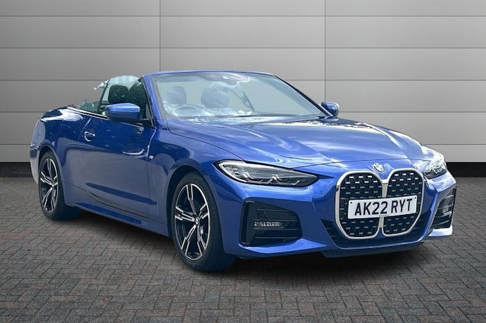 Compare BMW 4 Series 2.0 420I M Sport Convertible 184 AK22RYT Blue