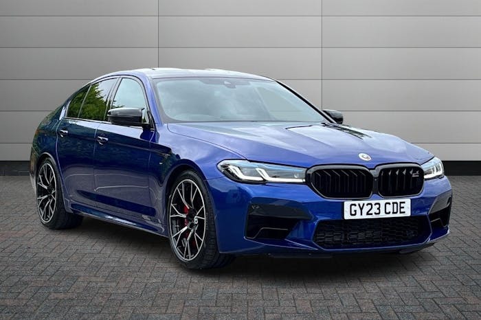Compare BMW M5 4.4I V8 Competition Saloon Steptronic X GY23CDE Blue
