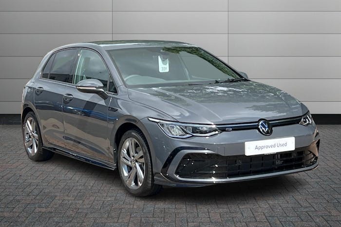 Compare Volkswagen Golf 1.5 Etsi Mhev R Line Hatchback Hybrid D AE24XKM Grey