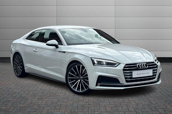 Compare Audi A5 2.0 Tfsi 40 S Line Coupe S Tronic 190 LL20PLV White