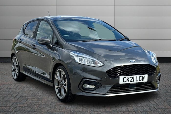 Compare Ford Fiesta 1.0T Ecoboost Mhev St Line X Edition Hatchback CK21LGW Grey