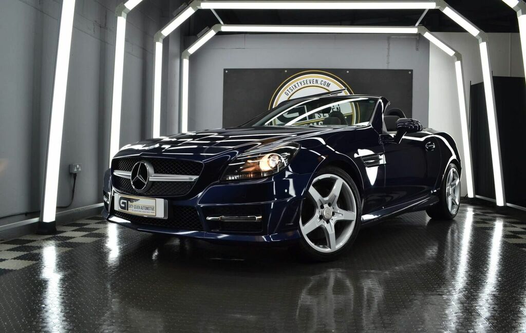 Compare Mercedes-Benz SLK Convertible KV14TXT Blue