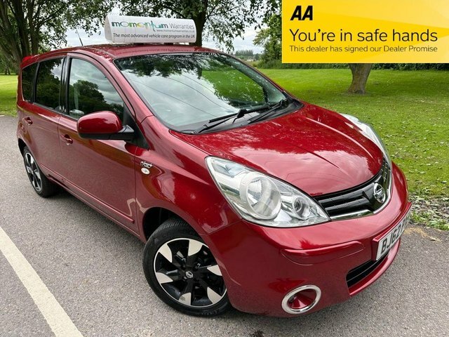 Compare Nissan Note 1.6 N-tec Plus 110 Bhp BJ62PXH Red