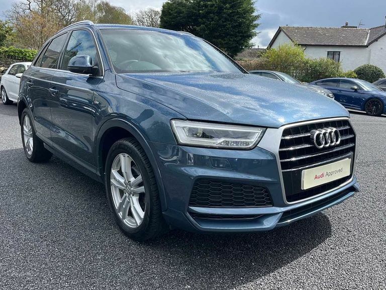Compare Audi Q3 S Line Edition 1.4 Tfsi Cylinder On Demand 150 Ps SK18GVE Blue