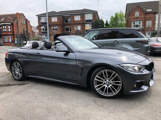 Compare BMW 4 Series 2015 2.0 420D M Sport Convertible S4TCN Grey