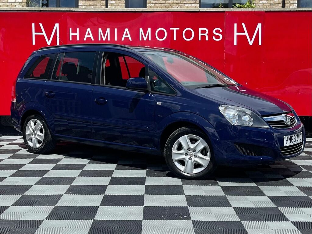 Compare Vauxhall Zafira Mpv 1.8 16V Exclusiv Euro 5 201463 HN63ZVC Blue