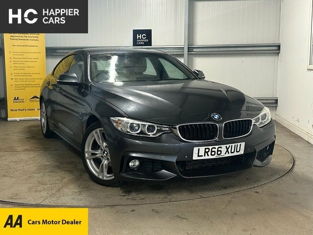 Compare BMW 4 Series Gran Coupe 2.0 420D M Sport Gran Coupe 188 Bhp LR66XUU Grey