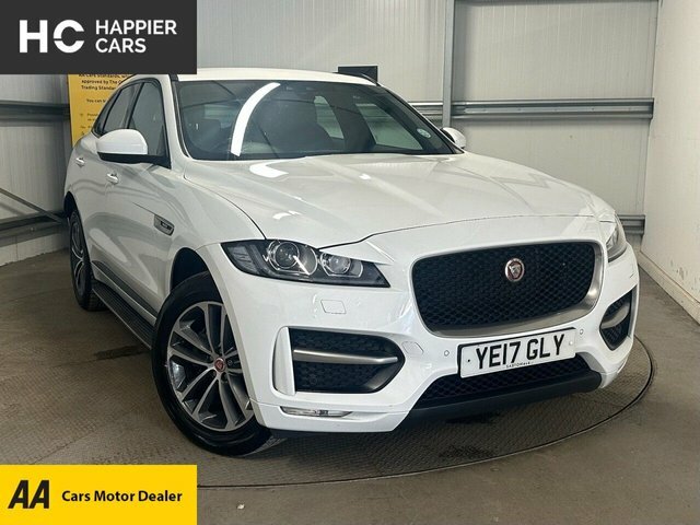 Compare Jaguar F-Pace 2.0 R-sport Awd 178 Bhp YE17GLY White