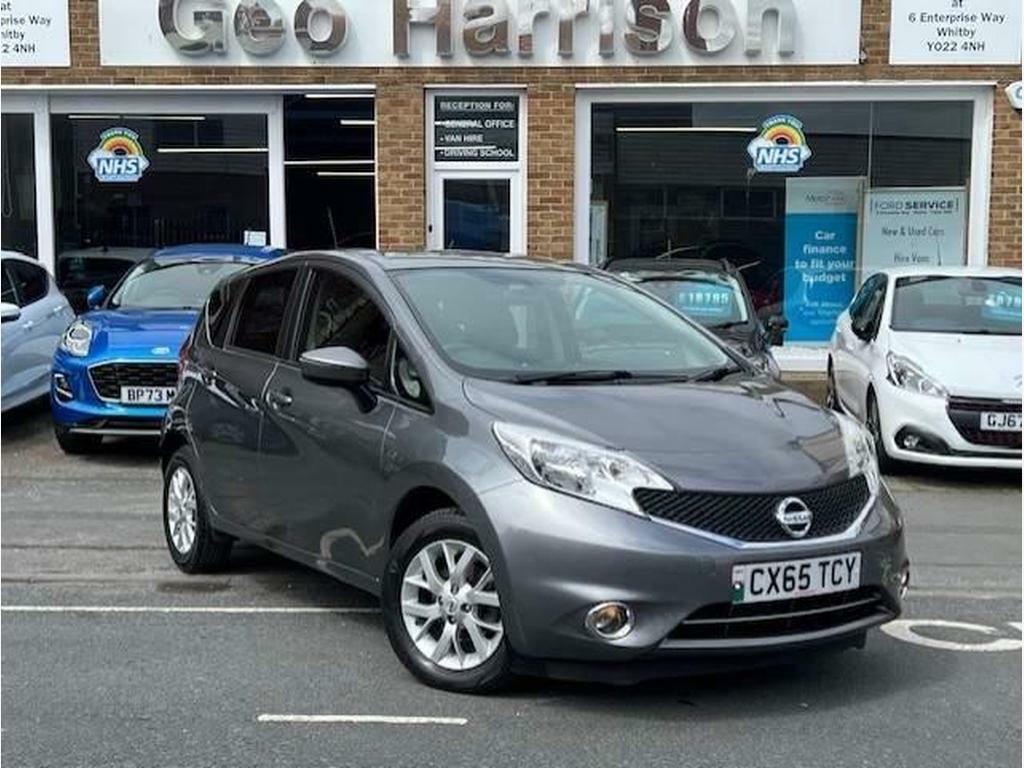 Compare Nissan Note 1.2 Acenta Euro 6 Ss CX65TCY Grey