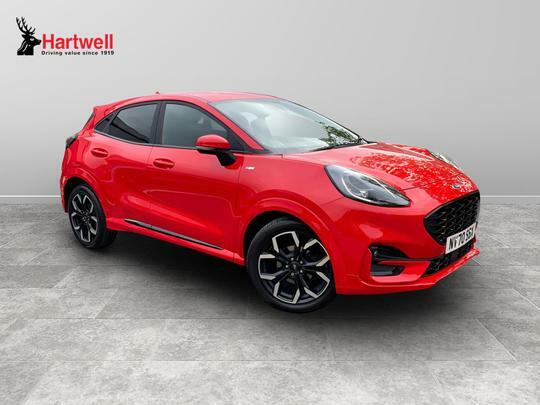 Compare Ford Puma St-line X 1.0 Ecoboost 125Ps NV70SBX Red
