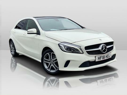 Compare Mercedes-Benz A Class Sport Edition Plus HF18HOJ White
