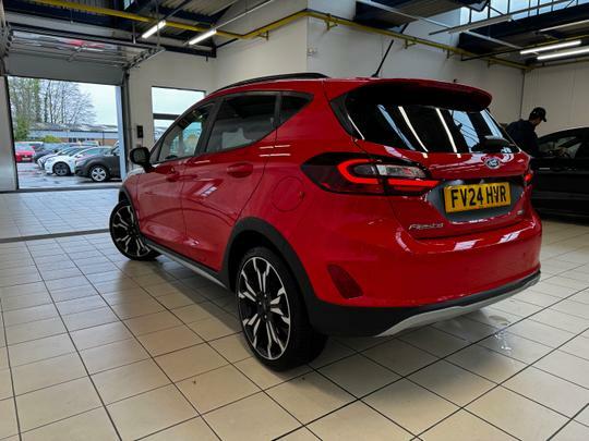 Compare Ford Fiesta New Fiesta Active X 1.0T 125 Mhev 6Sp5d FV24HVR Red