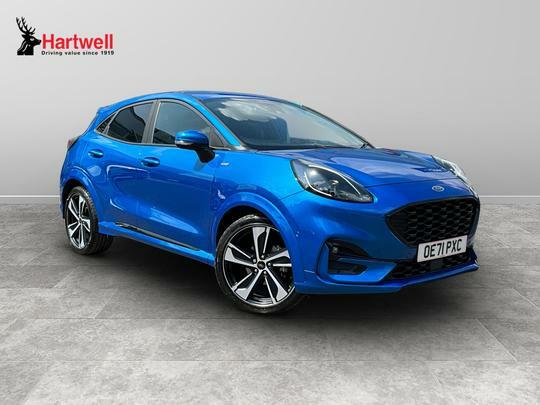 Compare Ford Puma St-line X 1.0T Ecoboost Mild Hybrid Mhev 125Ps OE71PXC Blue