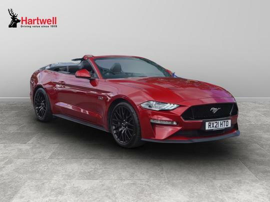 Compare Ford Mustang Gt Custom Pack 2 5.0 V8 444Ps Convertible RX21HTO Red
