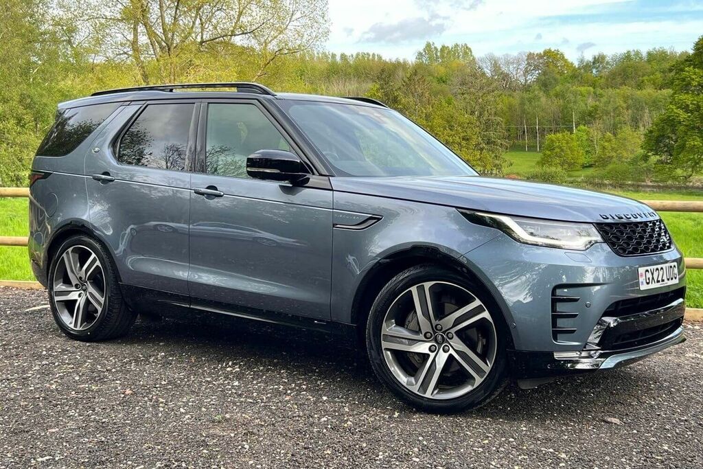 Compare Land Rover Discovery R-dynamic Hse GX22UDG Blue