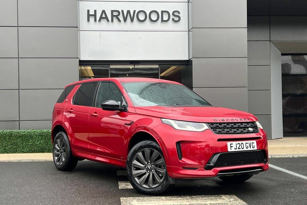 Compare Land Rover Discovery Sport R-dynamic Se FJ20GVG Red
