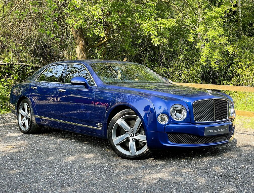 Compare Bentley Mulsanne Mulsanne Special Edition V8 RK15UYB Blue