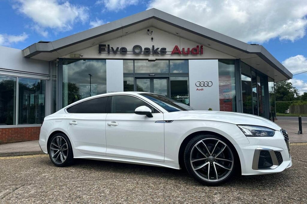 Audi A5 S Line White #1