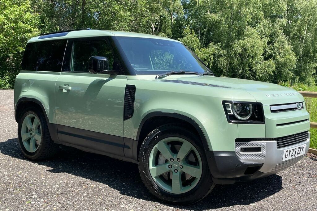 Compare Land Rover Defender 75Th Limited Edition GY23ZKK Green