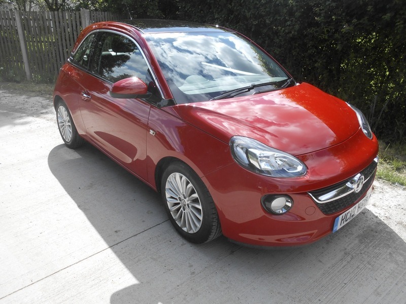 Compare Vauxhall Adam Glam Only 5K Miles HC19BBO Red