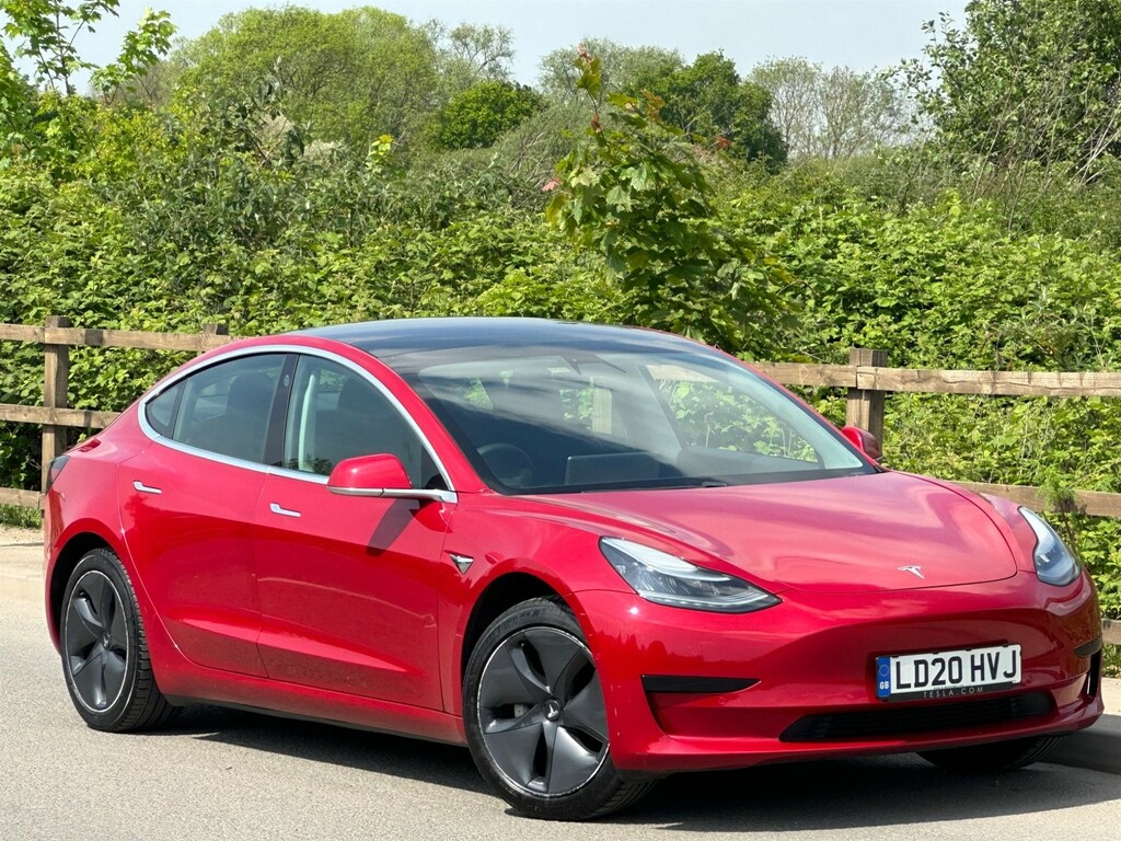 Tesla Model 3 Standard Range Plus Rwd Red #1