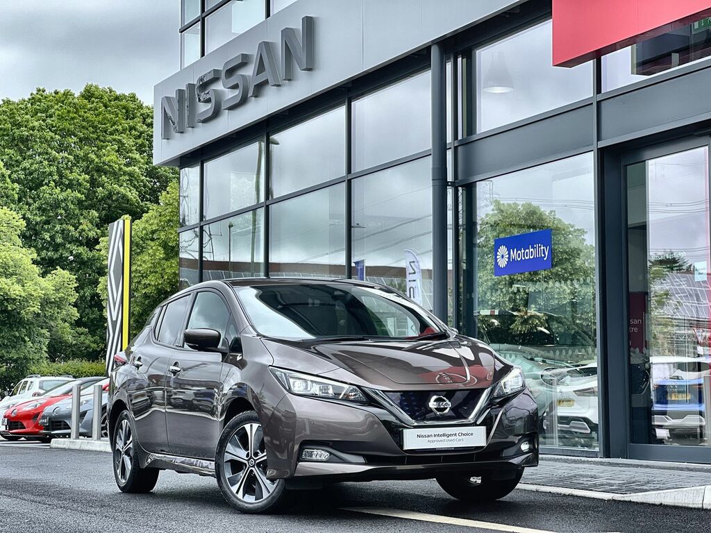 Compare Nissan Leaf 160Kw E Tekna 62Kwh HF21YVL Brown