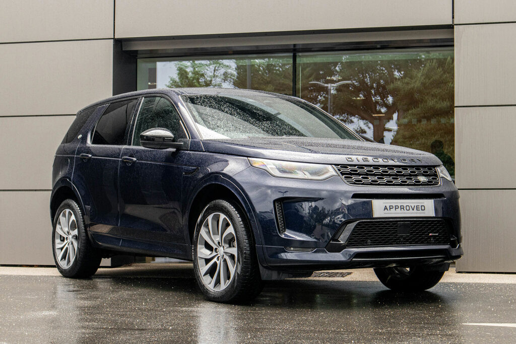 Compare Land Rover Discovery Sport 2.0 D200 R-dynamic Hse KW22HBJ Blue