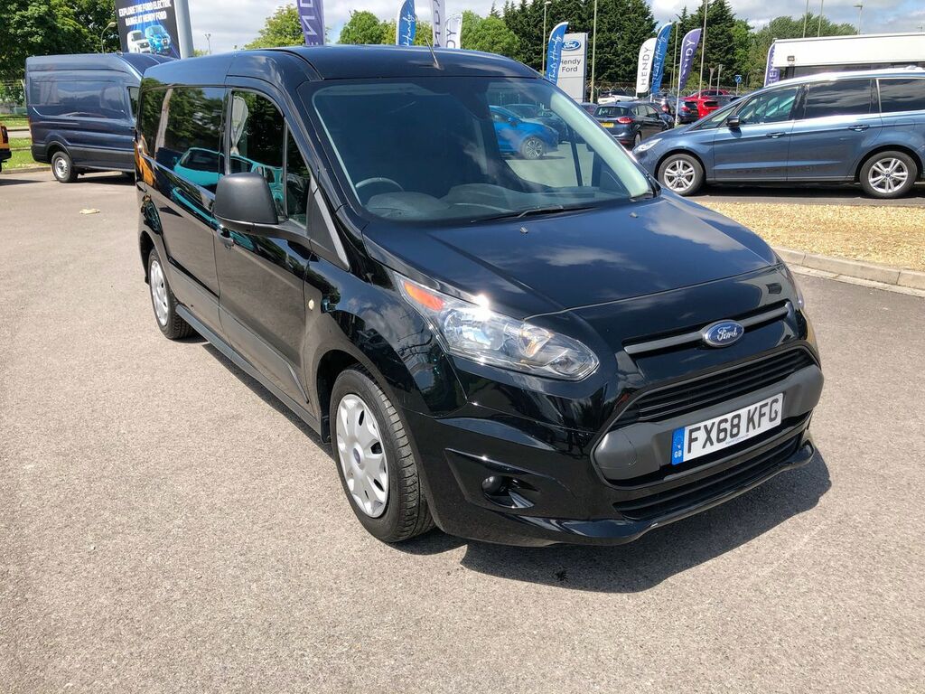 Compare Ford Transit Connect 1.5 Tdci 100Ps Trend Van FX68KFG Black