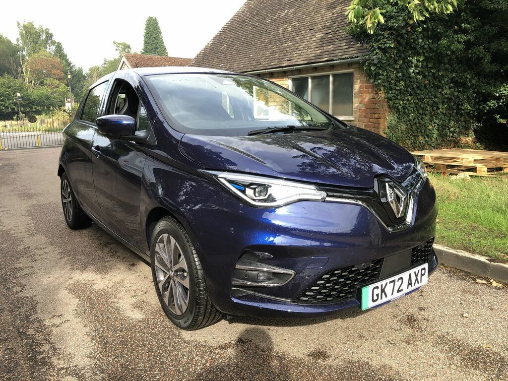 Compare Renault Zoe 100Kw Gt Line R135 50Kwh Rapid Charge GK72AXP Blue