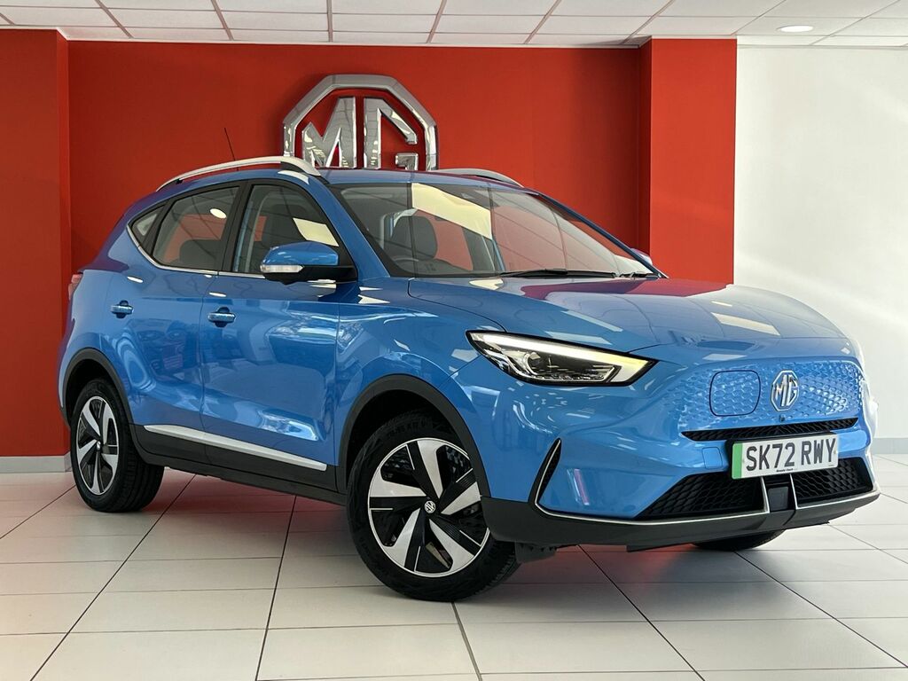 Compare MG ZS 130Kw Trophy Connect Ev 51Kwh SK72RWY Blue