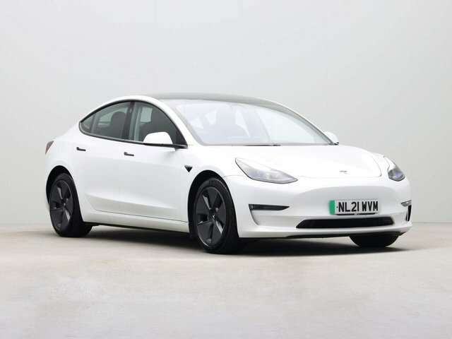 Compare Tesla Model 3 Long Range Awd NL21WVM White