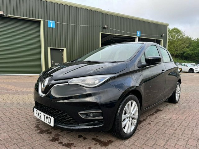 Compare Renault Zoe 100Kw Iconic R135 50Kwh FM21TYD Black