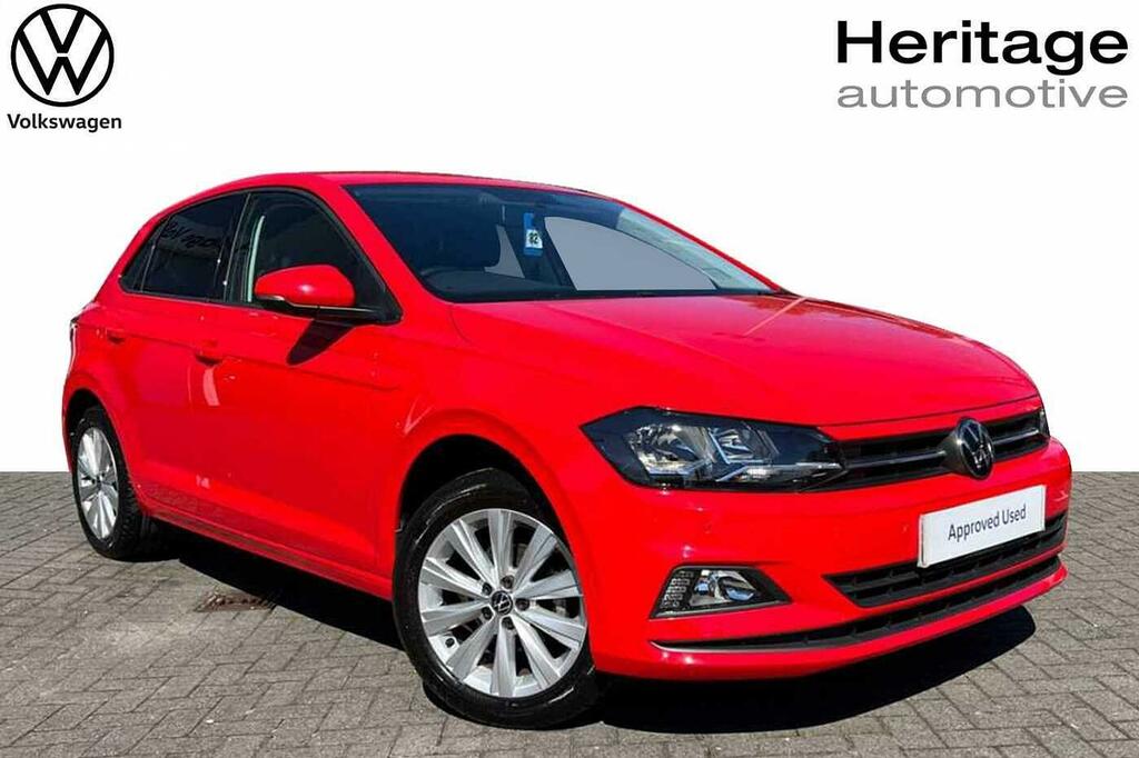 Compare Volkswagen Polo Mk6 Hatchback 1.0 Tsi 95Ps Match HJ71ULR Red