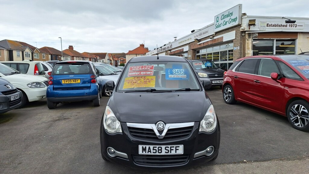 Compare Vauxhall Agila 1.0 Club 5-Door From 2,695 Retail Package MA58SFF Black