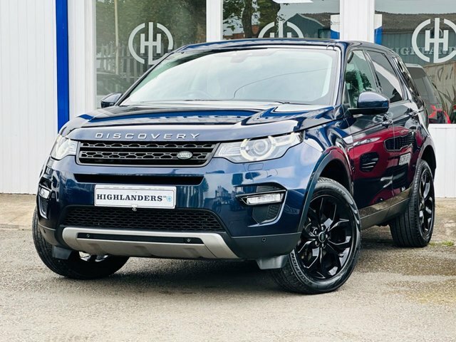 Compare Land Rover Discovery Sport Sport 2.0 Td4 Hse Black Pack 178 Bhp Panoramic Roo DP19BVD Blue