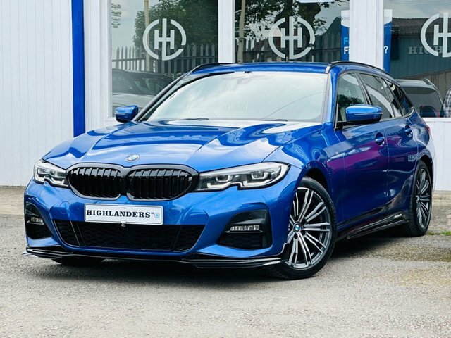 Compare BMW 3 Series 2.0 320D M Sport M Performance Black Pack New Shap LL69OFD Blue