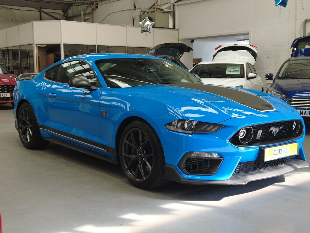 Compare Ford Mustang Mustang Mach 1 EU72NJO Blue