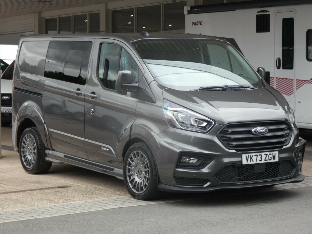 Compare Ford Transit Custom L1 H1 320 Ms-rt Dciv Ecoblue 185Ps VK73ZGW Grey