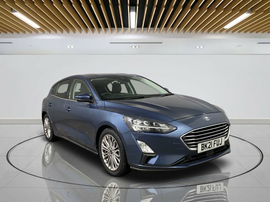 Compare Ford Focus 1.0 Titanium X Edition Mhev 124 Bhp BK21FUJ Blue