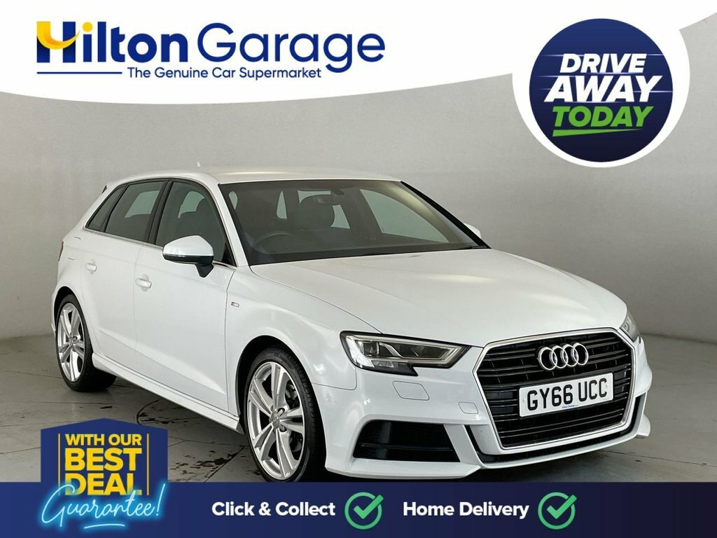 Compare Audi A3 1.4 Tfsi S Line 148 Bhp GY66UCC White