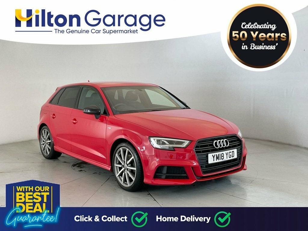 Compare Audi A3 1.5 Tfsi Black Edition 148 Bhp YM18YGD Red