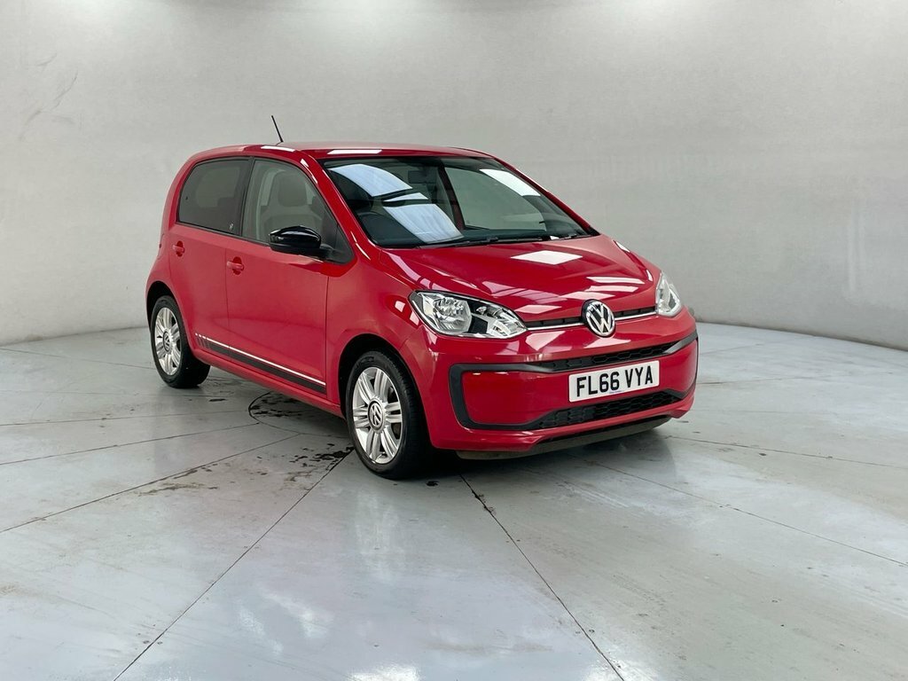 Compare Volkswagen Up 1.0 Up By Beats 60 Bhp FL66VYA Red