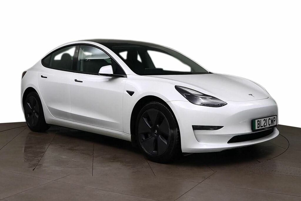 Compare Tesla Model 3 Long Range Awd BL21CWP White
