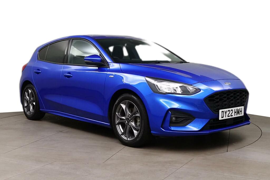 Compare Ford Focus 1.0 Ecoboost Hybrid Mhev 155 St-line Edition DY22HMH Blue