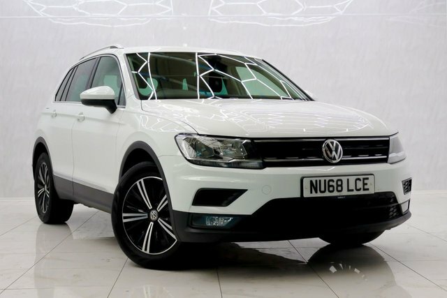 Compare Volkswagen Tiguan Tiguan Se Nav Tsi Bluemotion Technology NU68LCE White