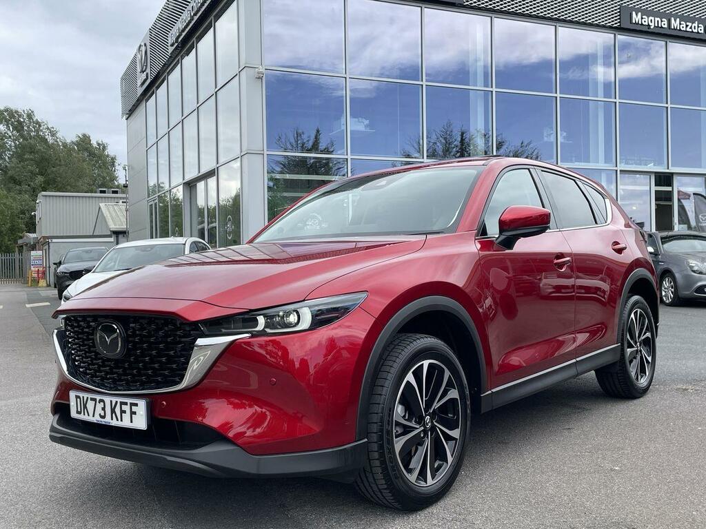 Compare Mazda CX-5 Exclusive-line Just 590 Miles DK73KFF Red